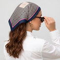 Load image into Gallery viewer, Human Scarf · Blue Pattern