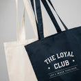 Load image into Gallery viewer, Cotton color tote bag · Blue