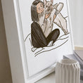 Load image into Gallery viewer, Framed Canvas Pet & Person