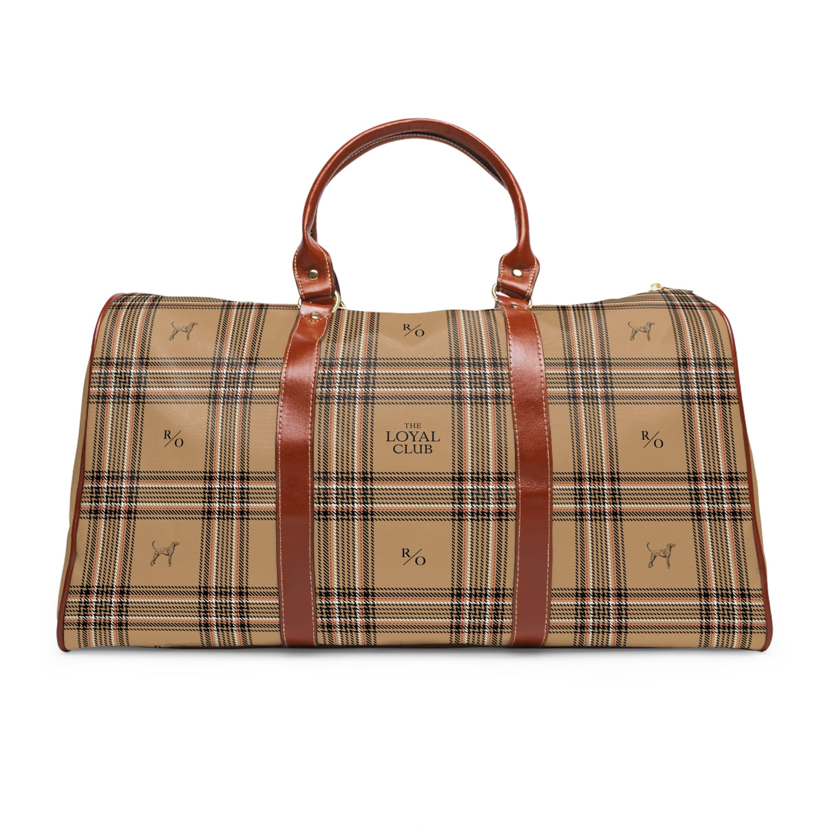 Custom Monogram Waterproof Travel Duffel Bag
