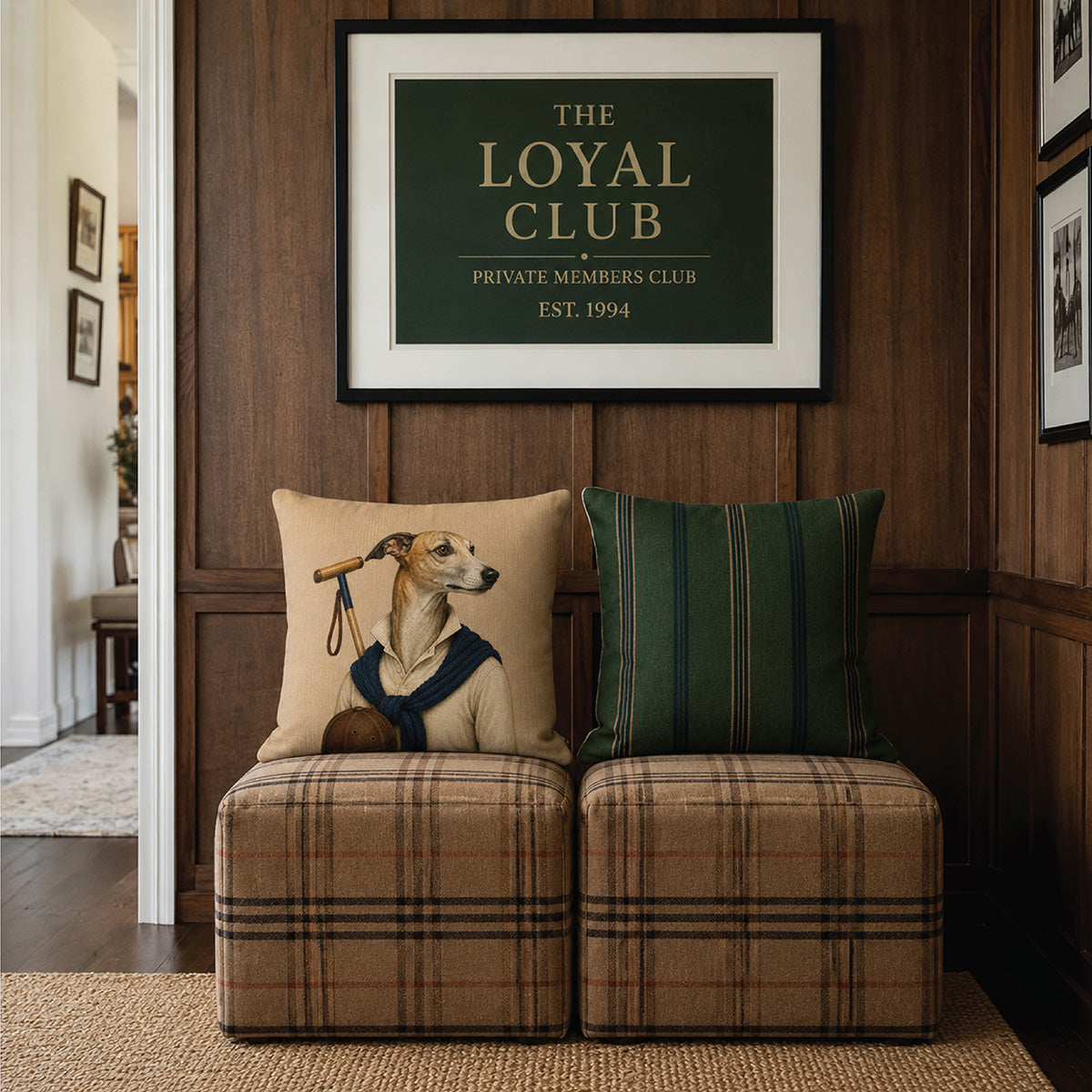 The Polo Player Pillow