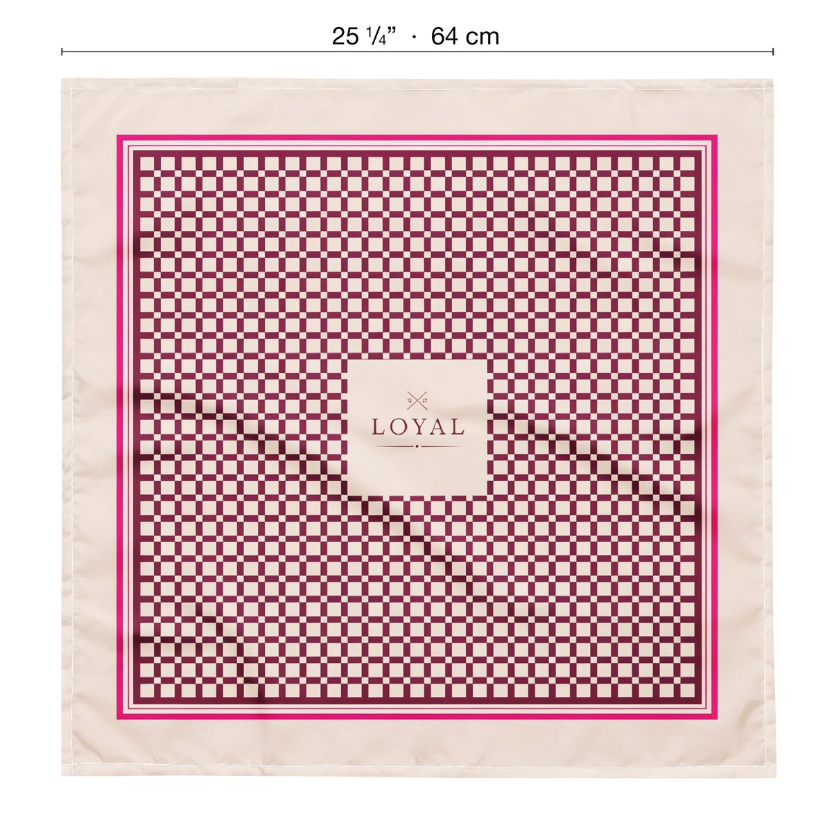 Human Scarf · Bordeaux Pattern