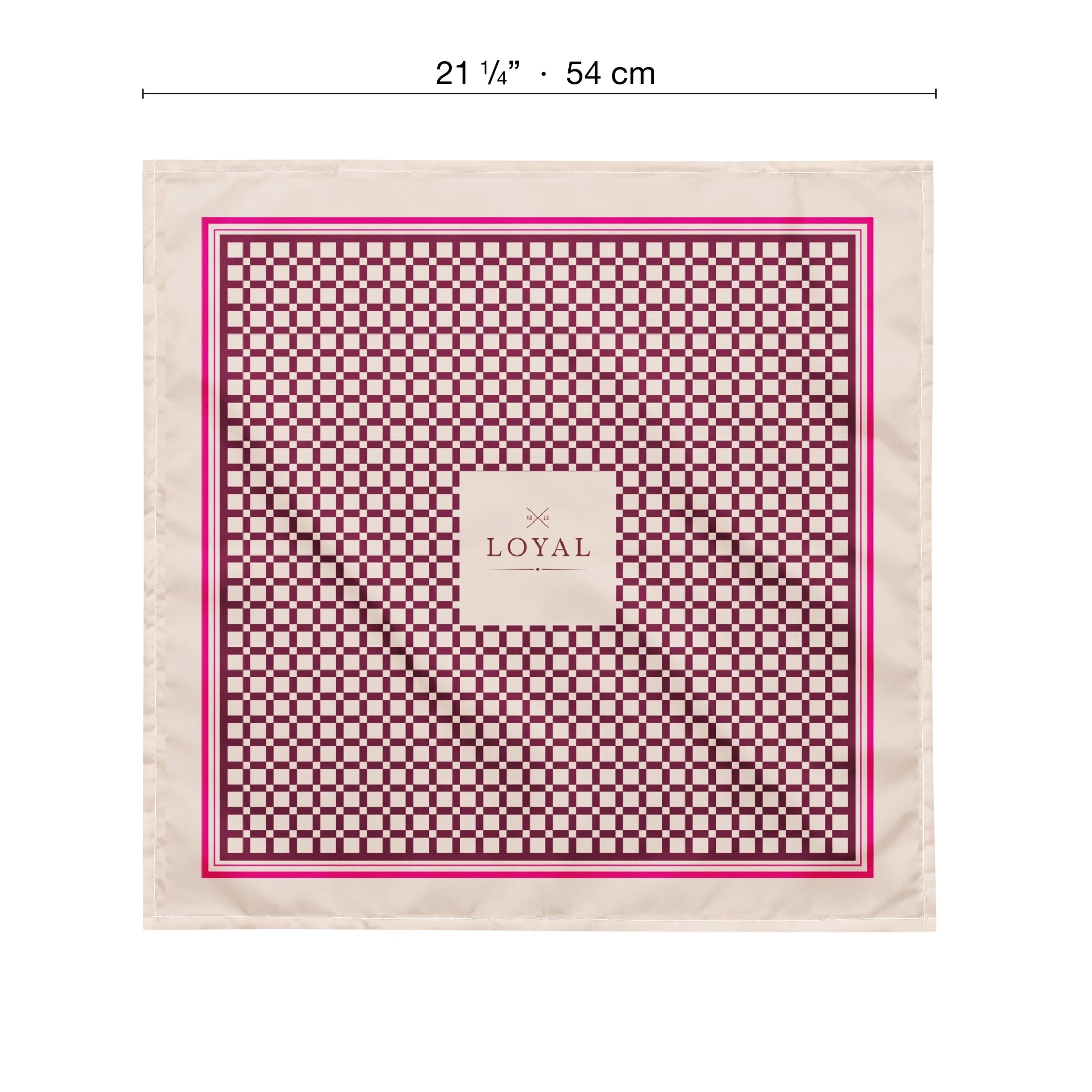 Human Scarf · Bordeaux Pattern