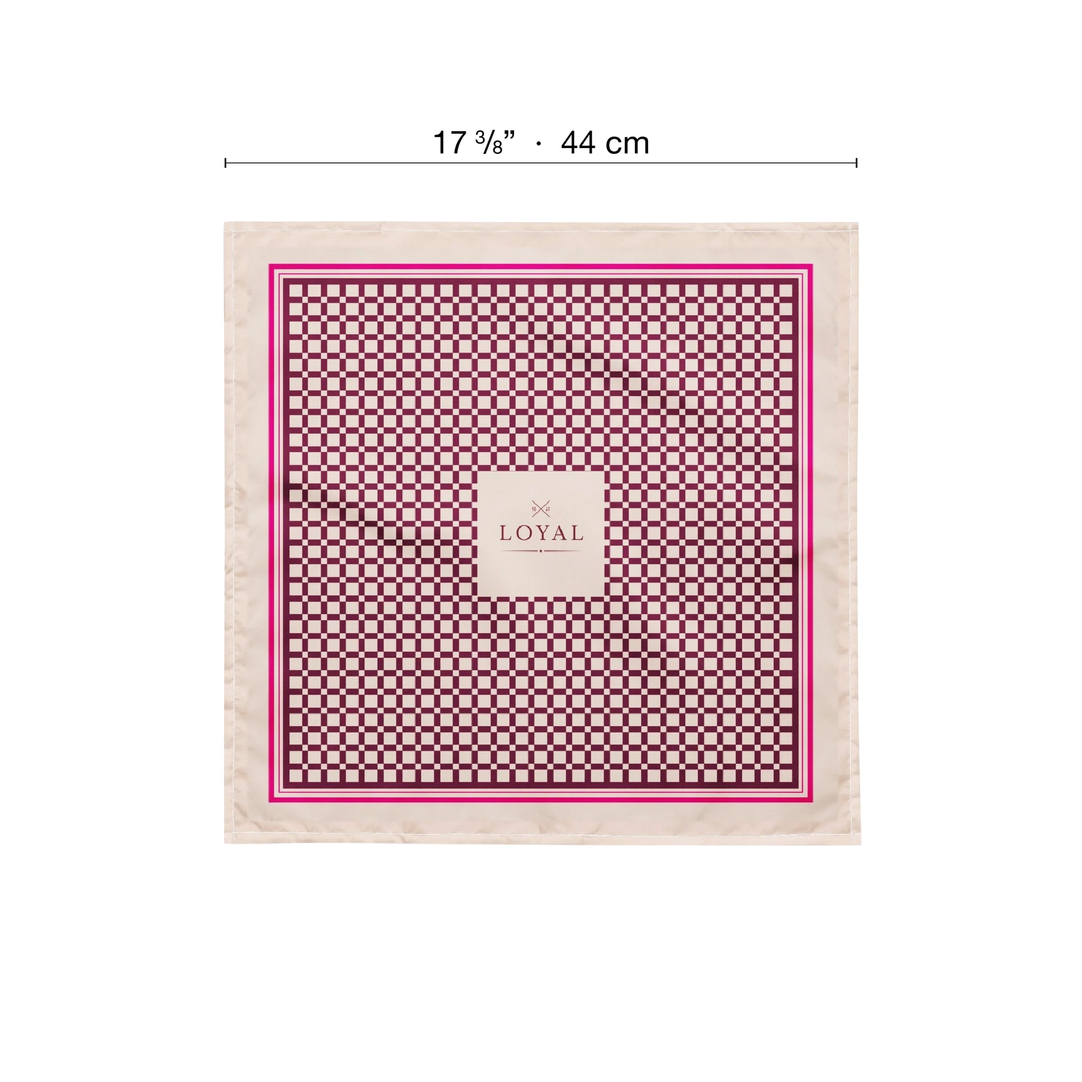 Human Scarf · Bordeaux Pattern