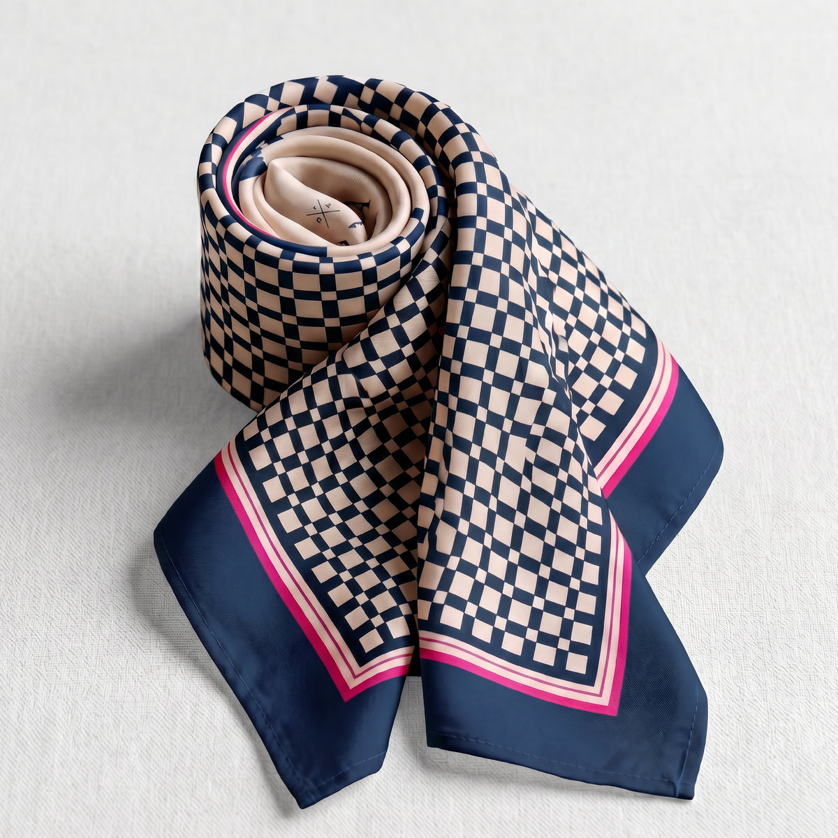 Human Scarf · Blue Pattern