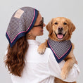 Load image into Gallery viewer, Human Scarf · Blue Pattern
