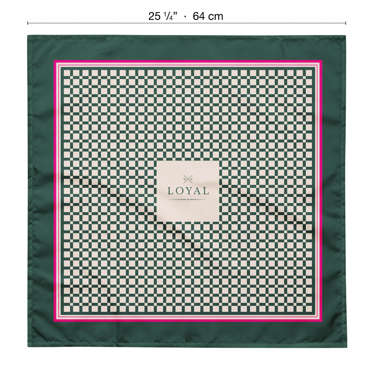 Human Scarf · Green Pattern