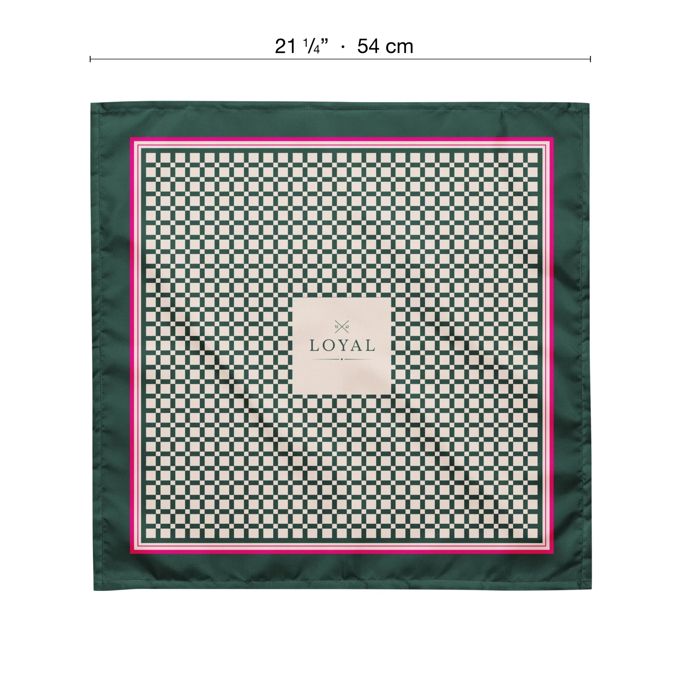 Pet Scarf · Green Pattern