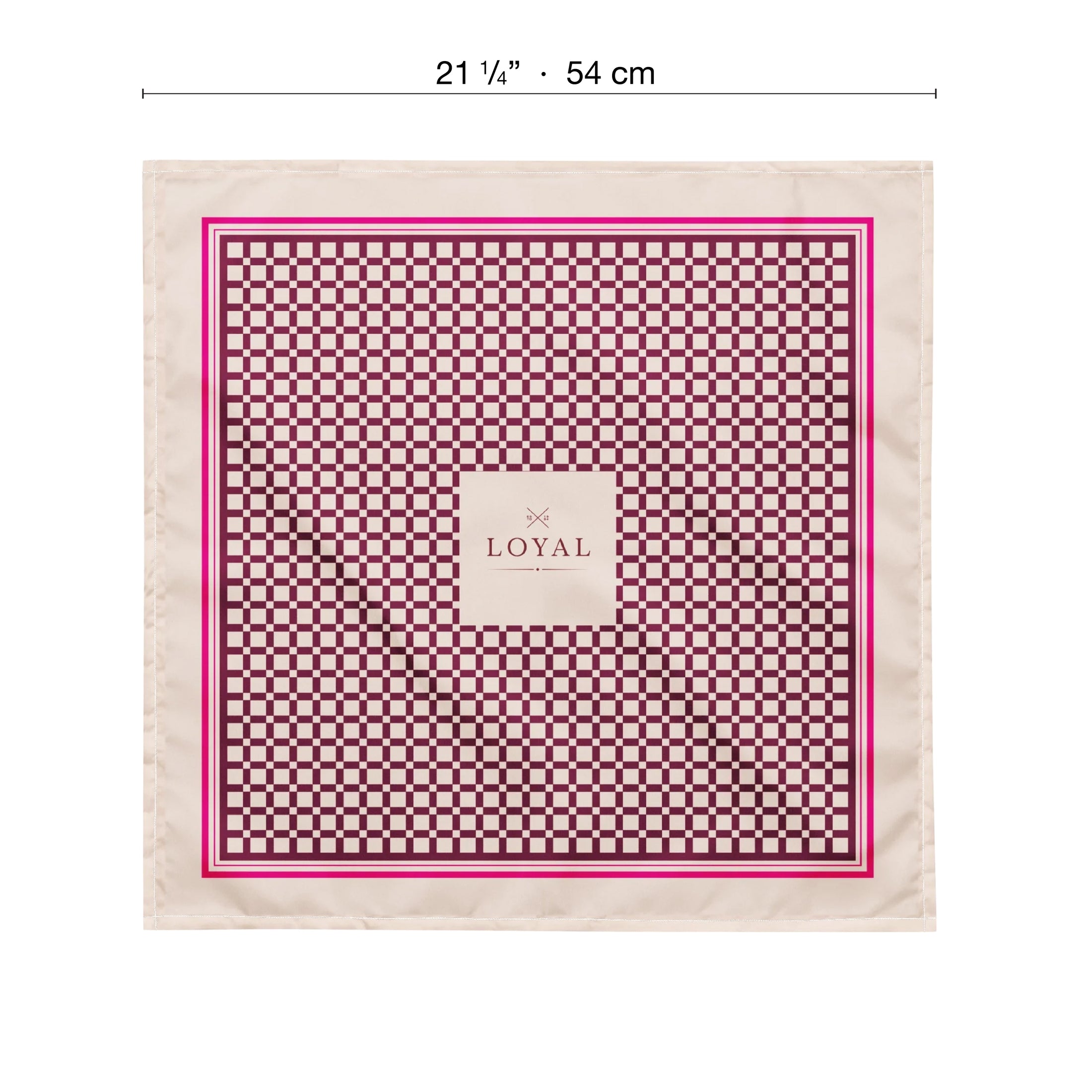 Pet Scarf · Bordeaux Pattern