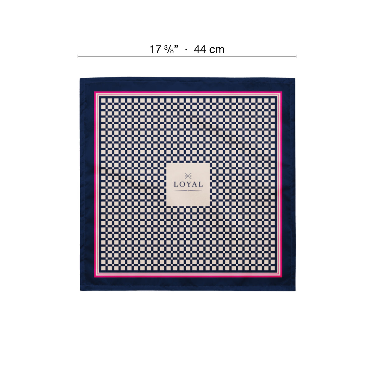 Human Scarf · Blue Pattern
