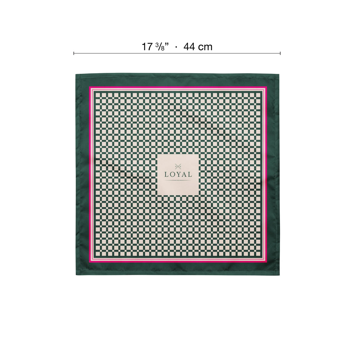 Pet Scarf · Green Pattern