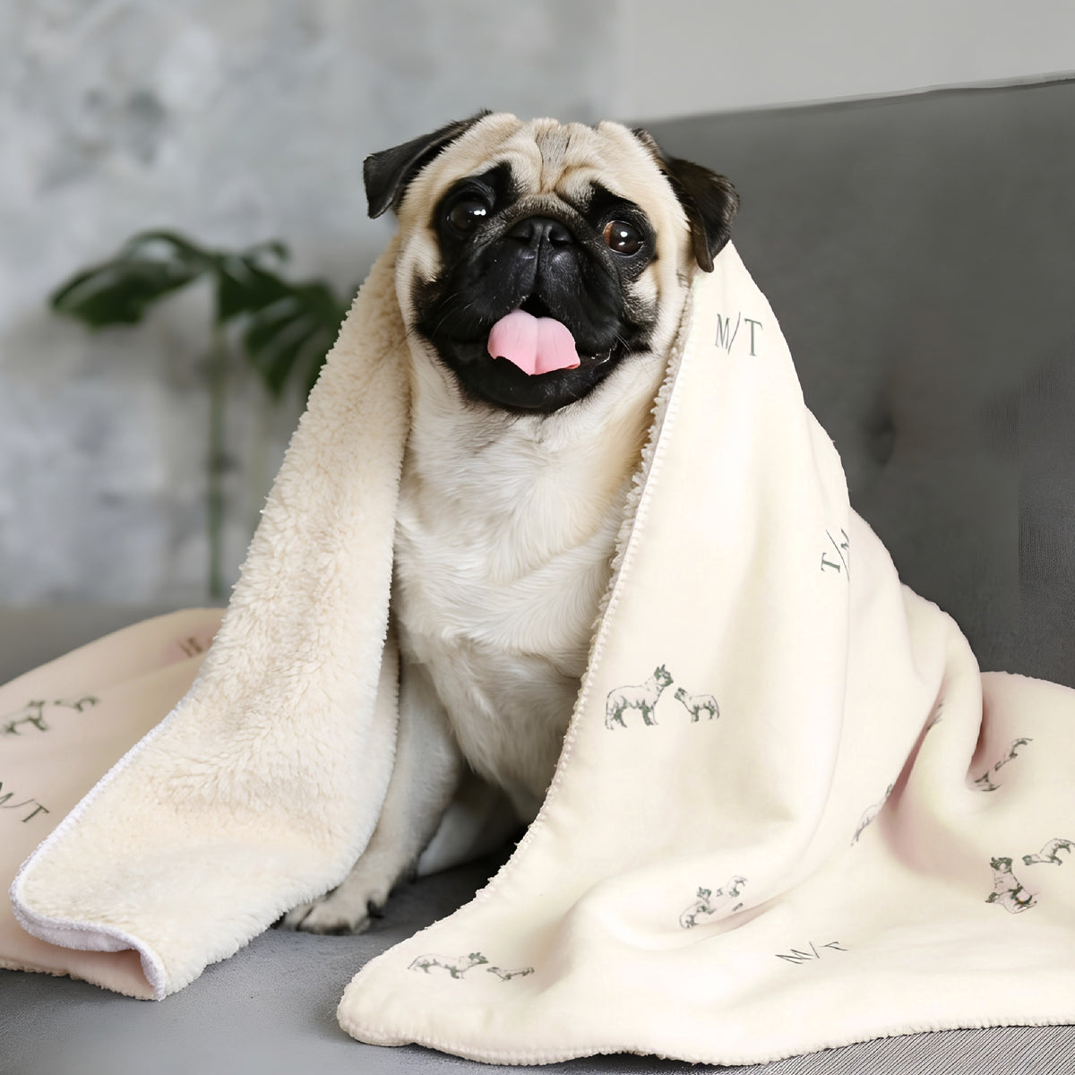 Custom Sherpa blanket