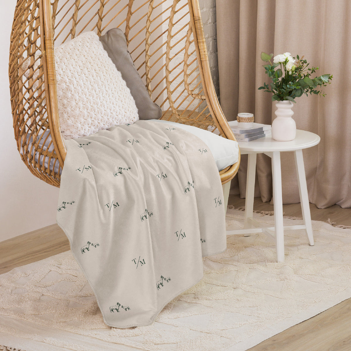 Custom Sherpa blanket
