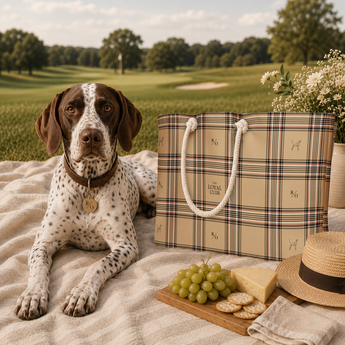 Custom Oversized Monogram Weekender Bag