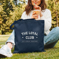 Load image into Gallery viewer, Cotton color tote bag · Blue
