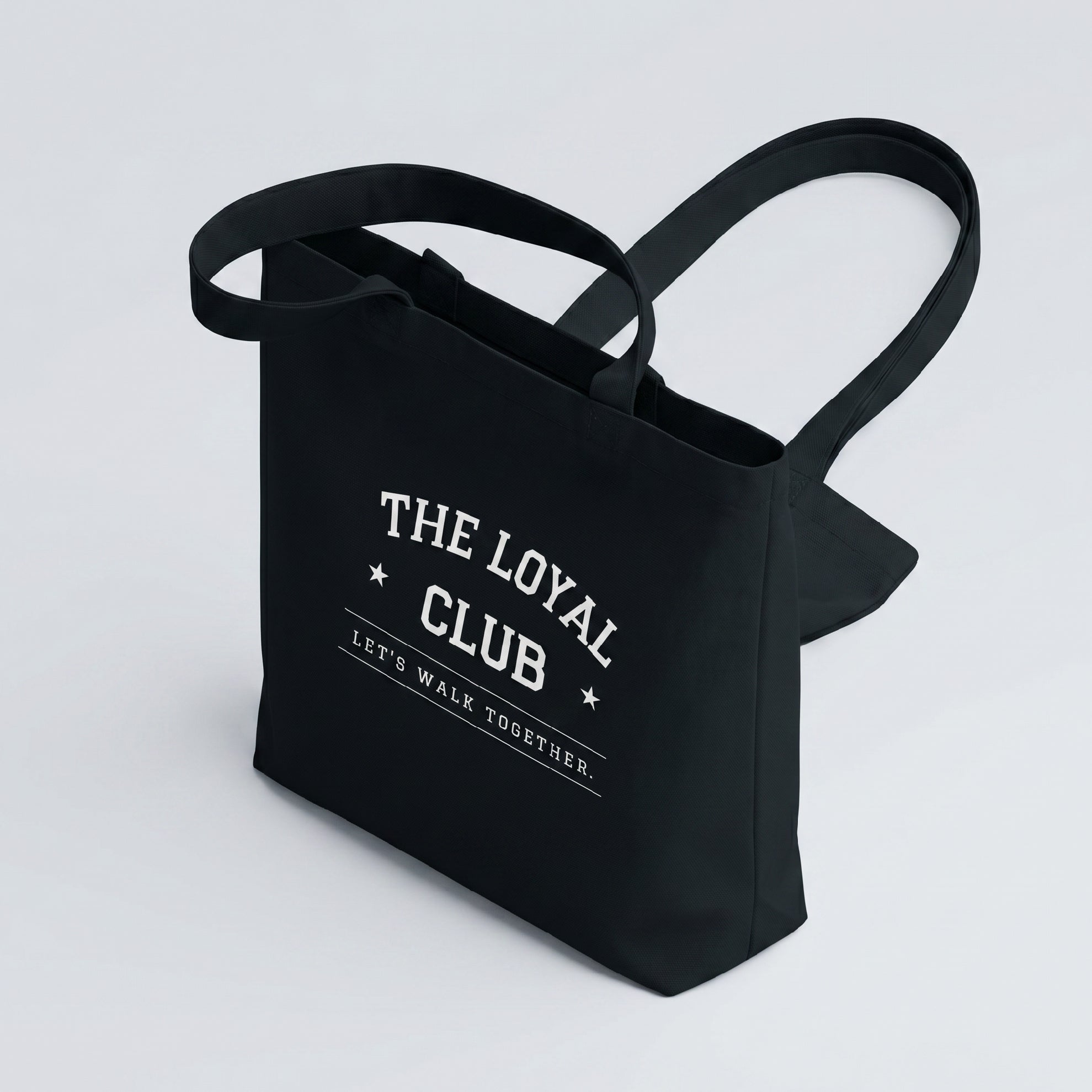 Cotton color tote bag · Blue