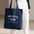 Load image into Gallery viewer, Cotton color tote bag · Blue
