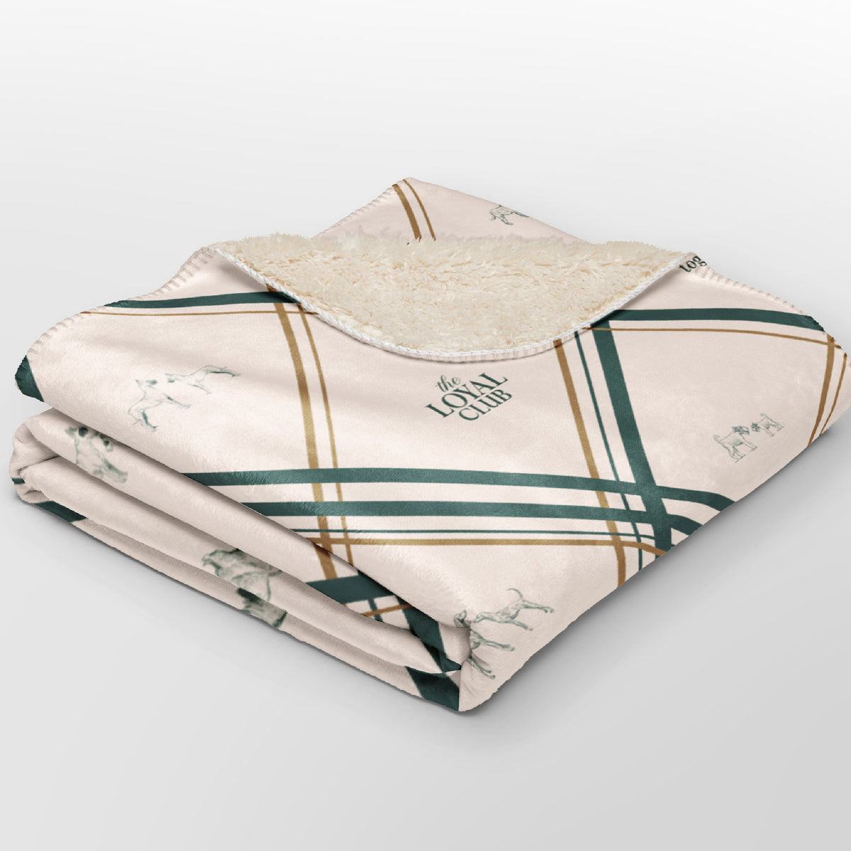 Dogs Sherpa blanket