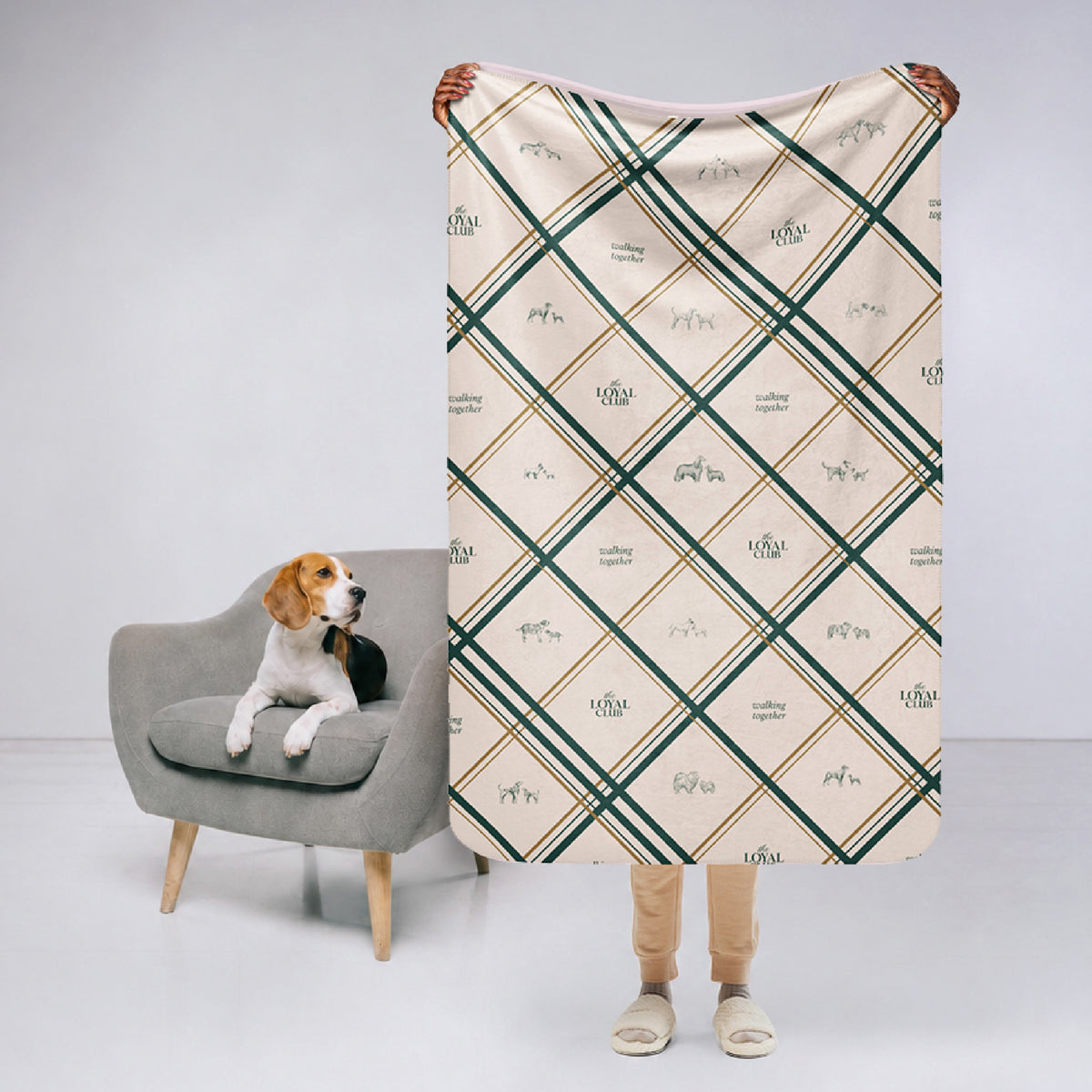 Dogs Sherpa blanket