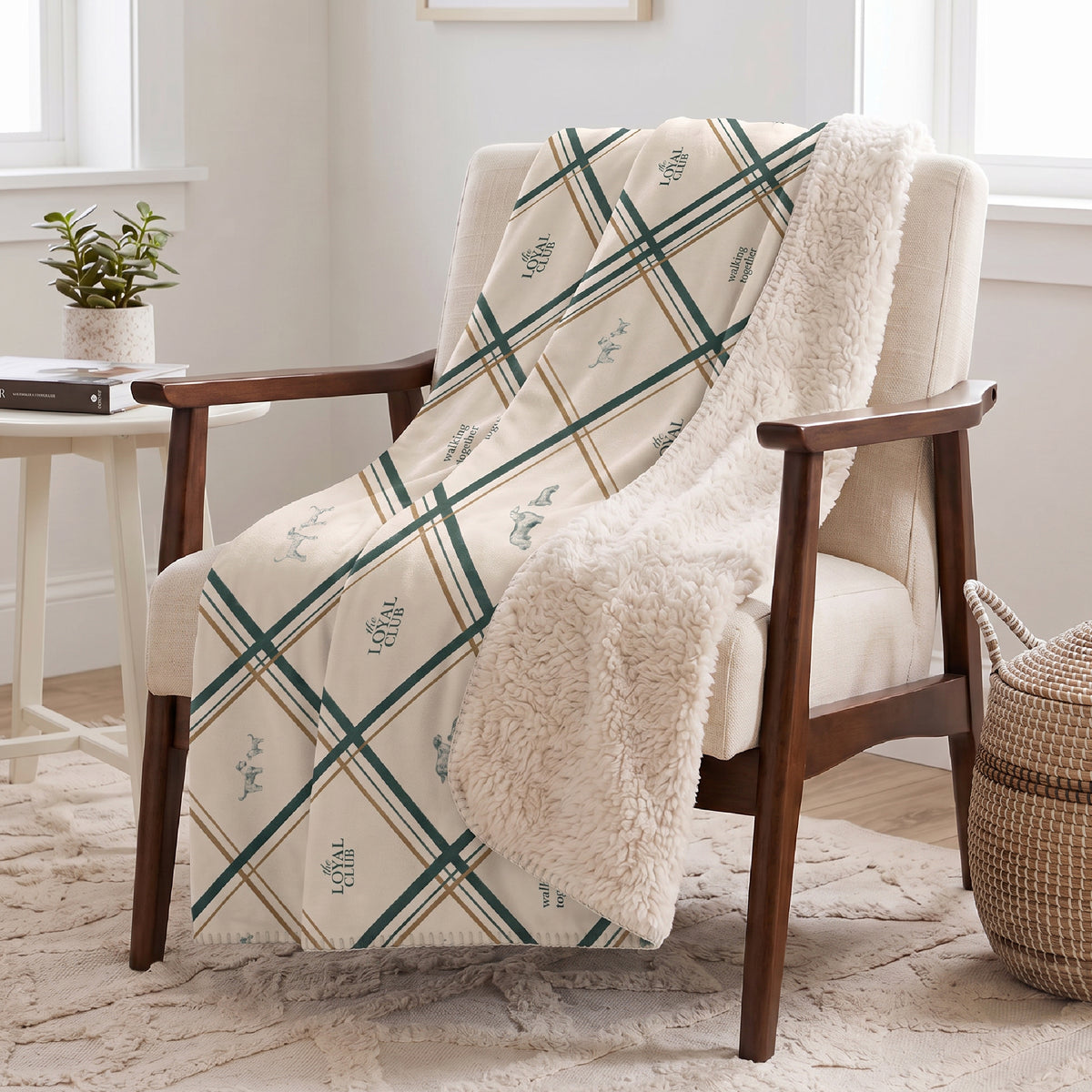 Dogs Sherpa blanket