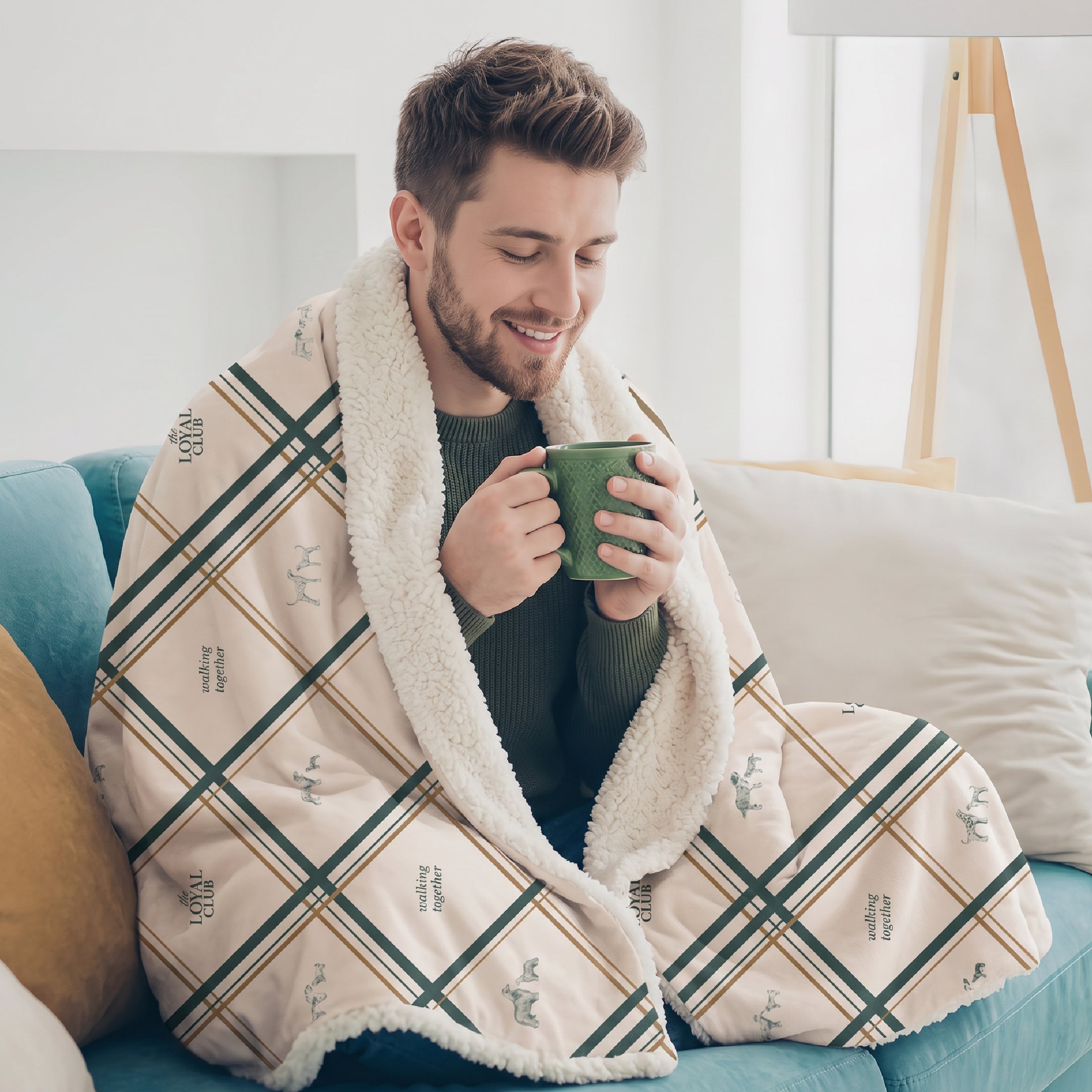 Dogs Sherpa blanket