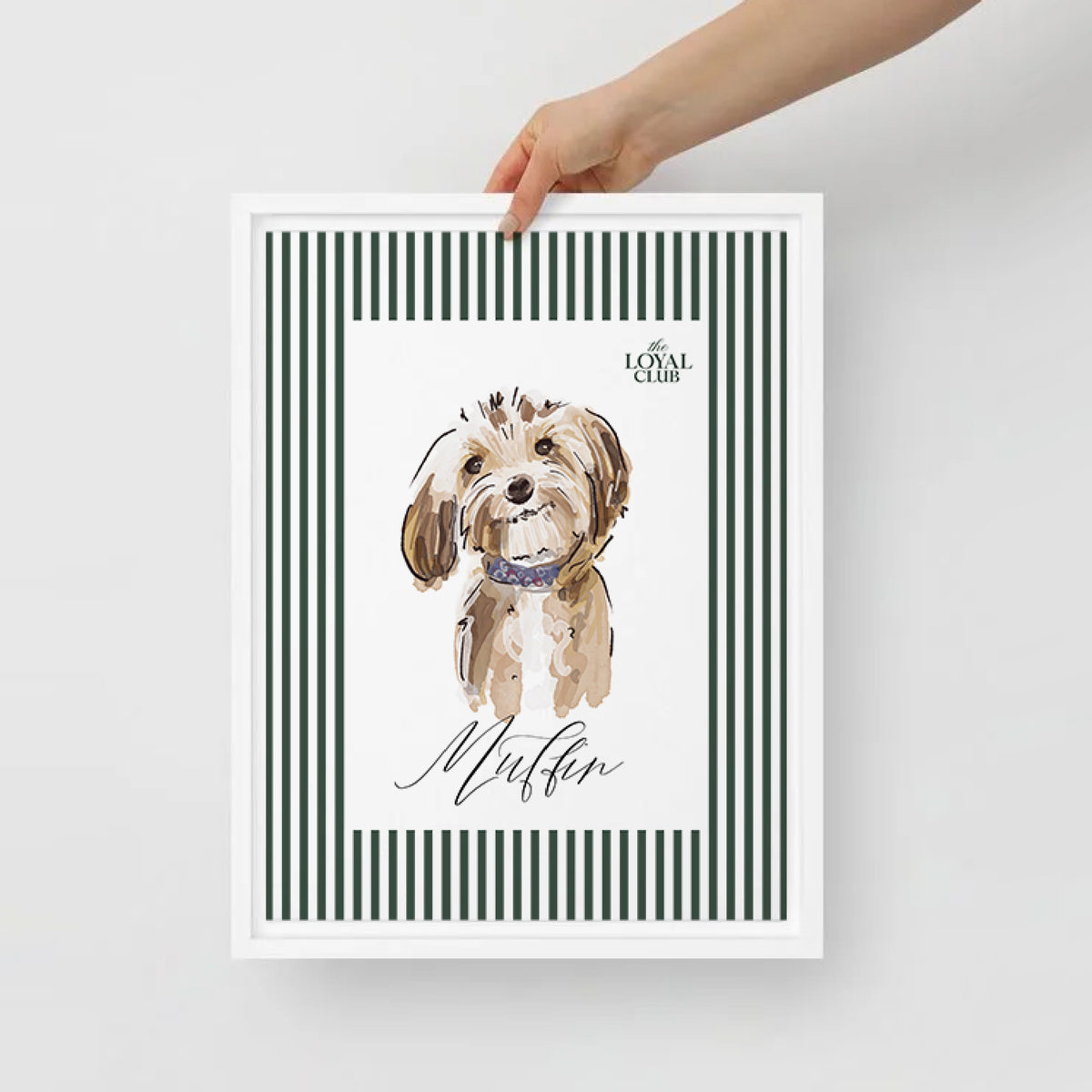 Framed Canvas Pet