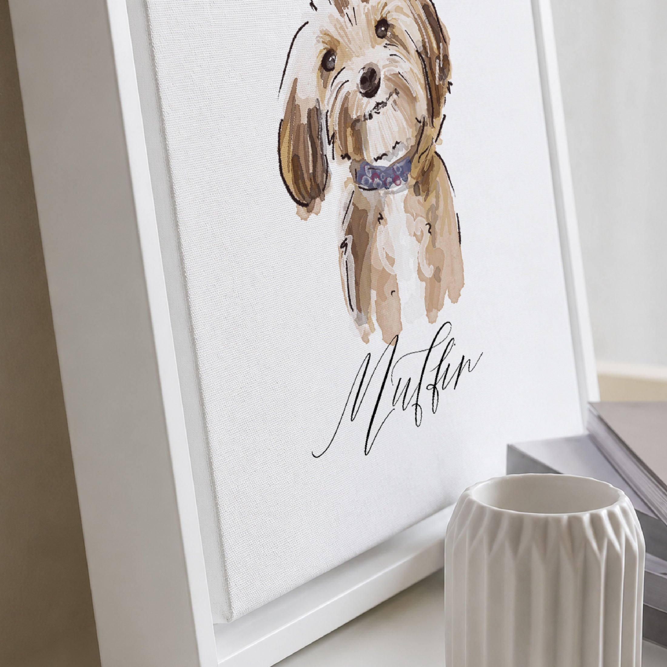 Framed Canvas Pet